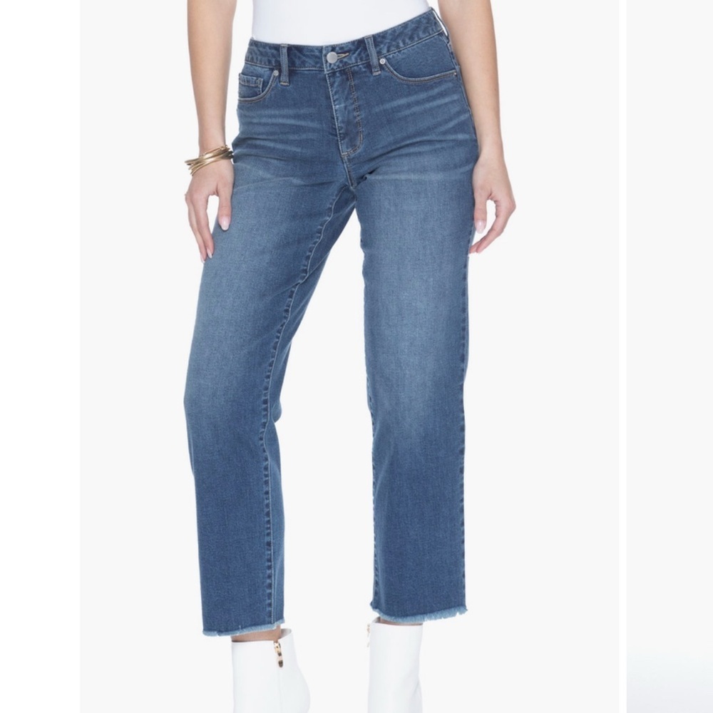 Blue Revival Quinn Mid Rise Straight Denim Jean, Bora Bora, 30